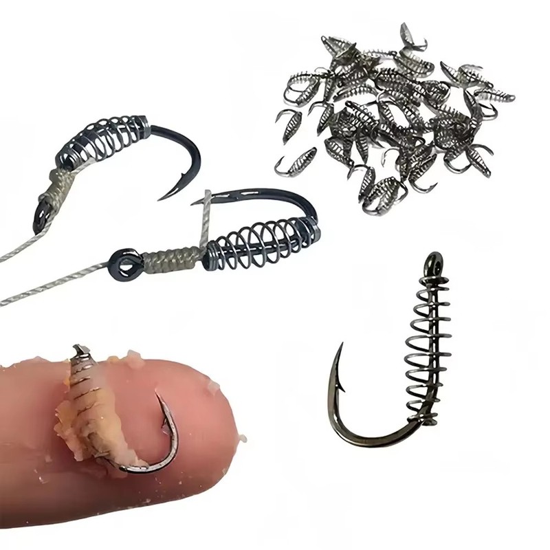 Fishing Hook Circle - 10-60PCS High Carbon Steel Spring Fish
