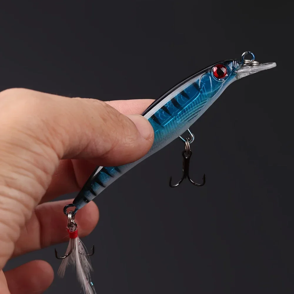 Laser 3D Eyes Bionic Minnow Fi - огляд і ціна Fishing Hook Treble
