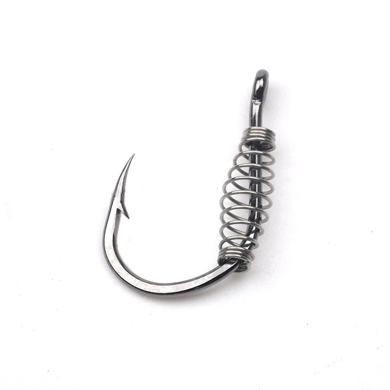 10-60PCS High Carbon Steel Spr - огляд і ціна Fishing Hook Circle