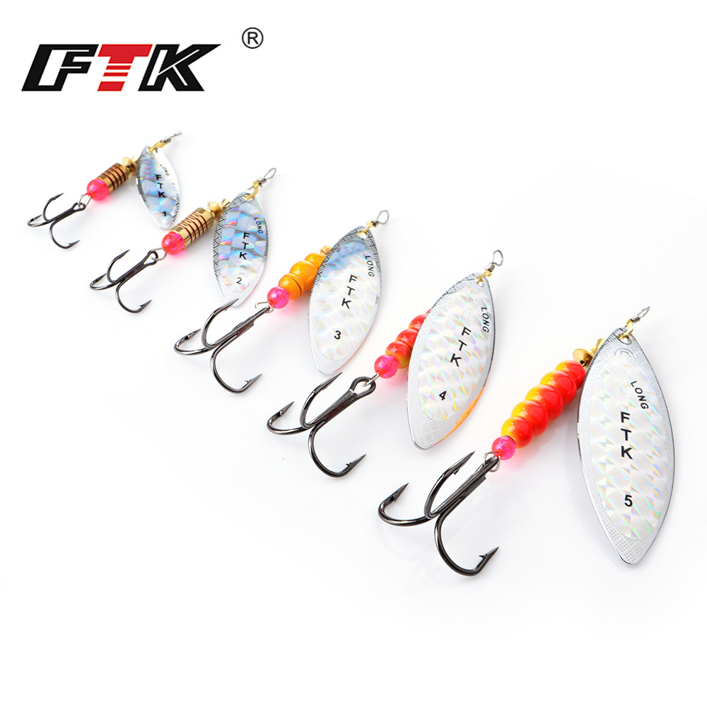 FTK Spinner Bait 4G/7G/12G/18G - огляд і ціна Fishing Hook Treble
