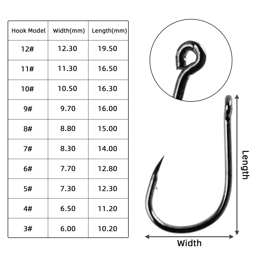70Pcs/box Fishing Hooks Set Ki - огляд і ціна Fishing Hook Circle